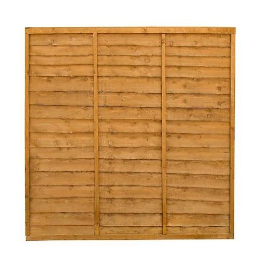 Picture of STRAIGHT EDGE LAP FENCE PANEL 6'x6' PREM66