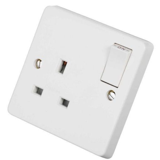 Picture of NEXUS 1GANG Double poled SWITCHED socket